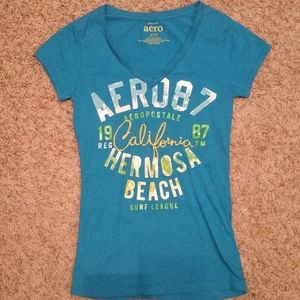 Blue AERO 87 tee